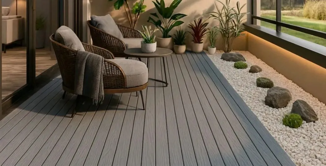 Deck exterior instalado por Caluso Home